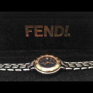 Vintage Fendi gold watch